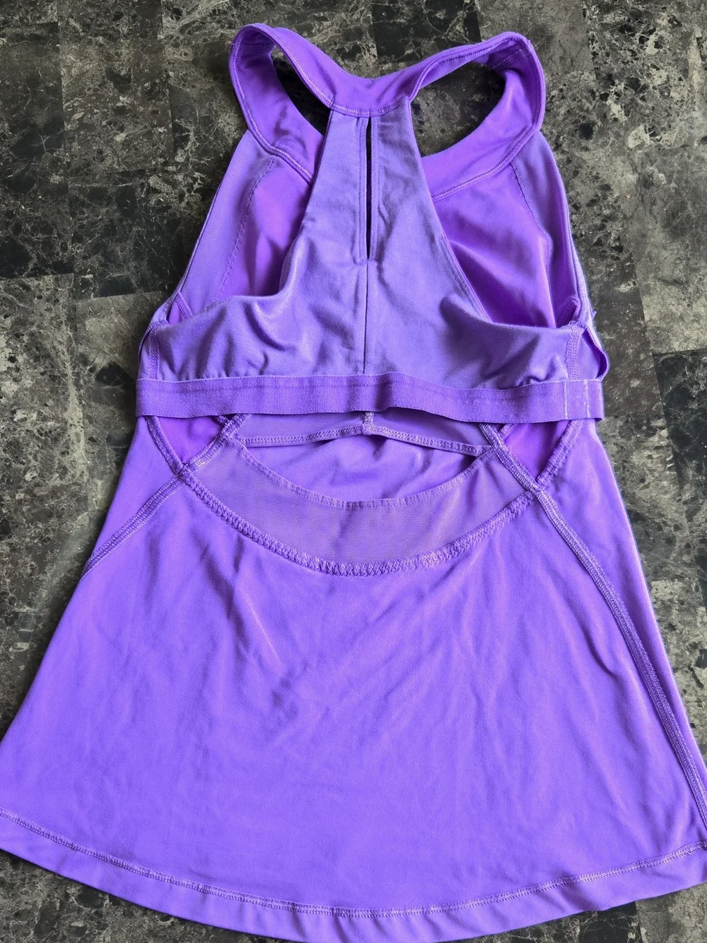 ​Lululemon Athletic Tank Tops Lot of 2 Purple & Pink Space Dye Workout Size 2